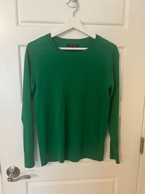 Banana Republic Green Merino Crew Neck Sweater